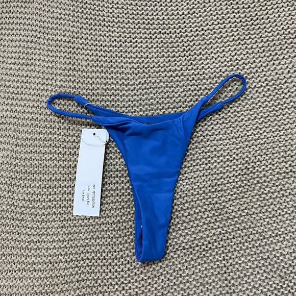 Boutinela Laguna Blue Petite Bikini Bottoms - Picture 3 of 4